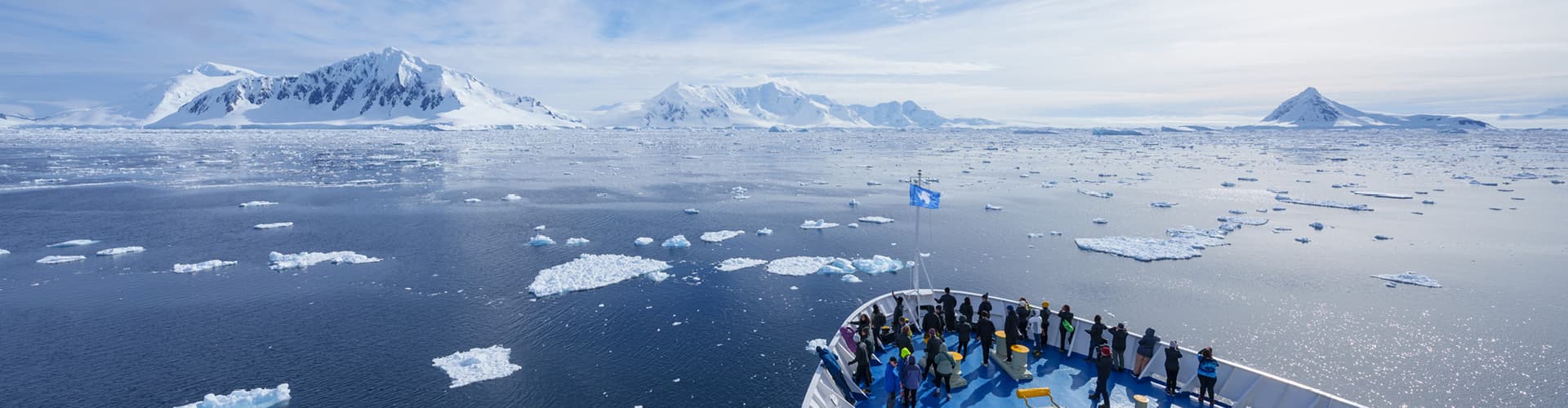Intrepid Travel Antarctica travellers on ship