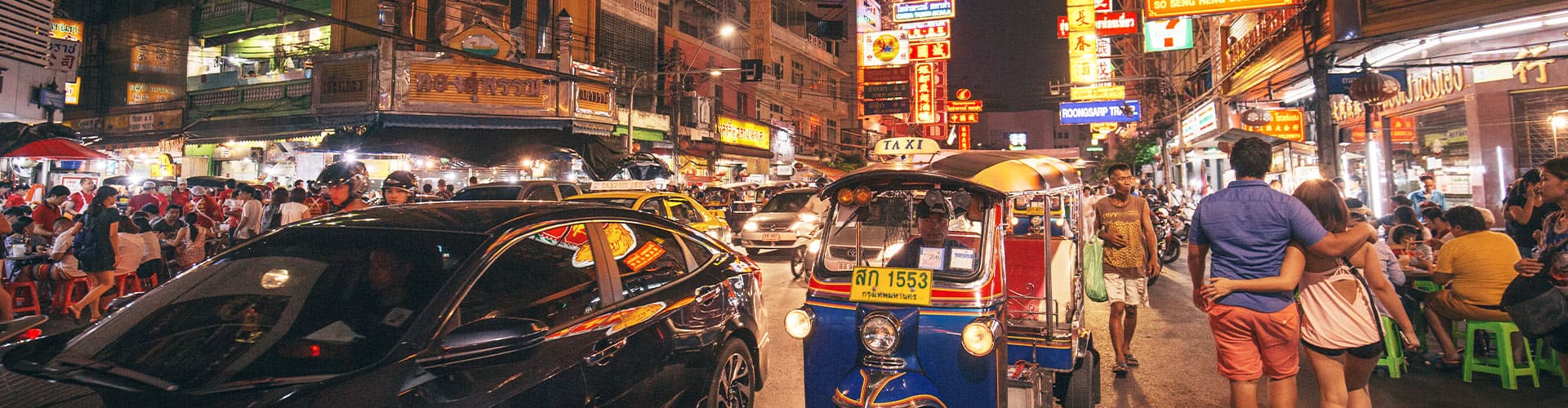 TTPT - City night life and lights in Bangkok