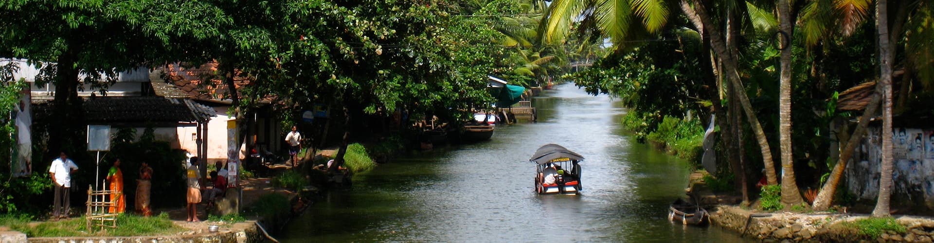 Beautiful Kerala Backwaters, India