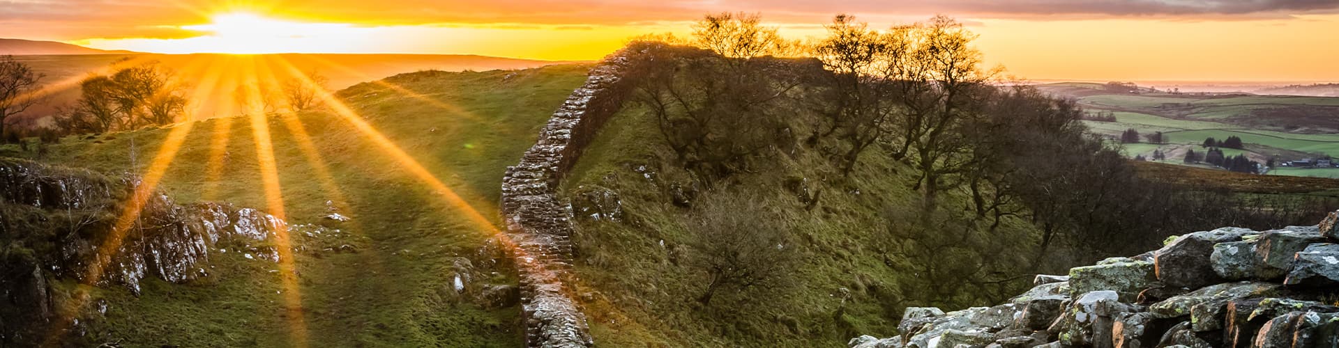BMLH - England - Hadrians Wall Sunset