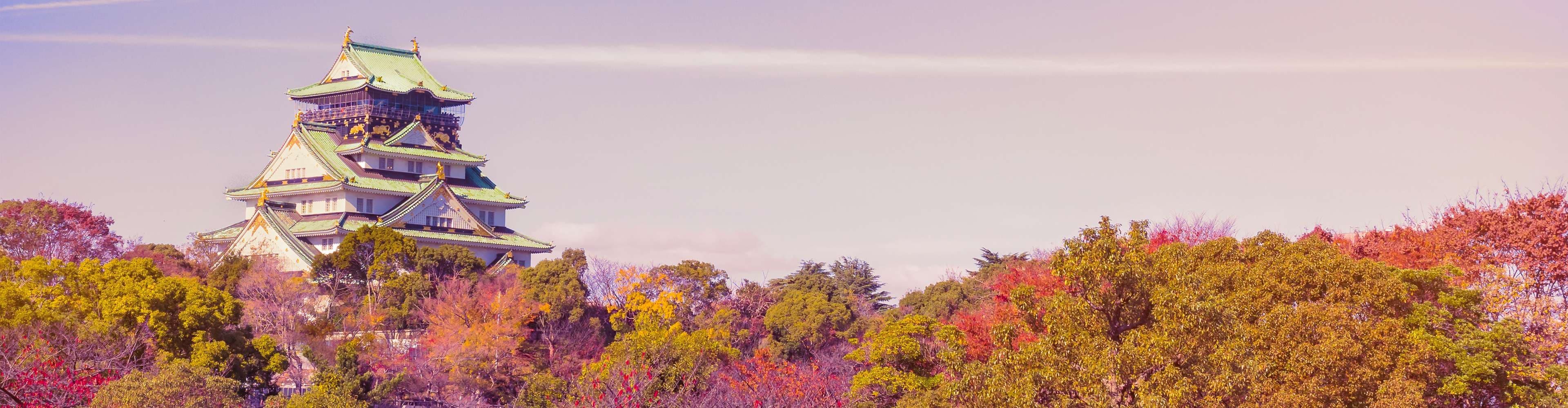 Osaka park autumn