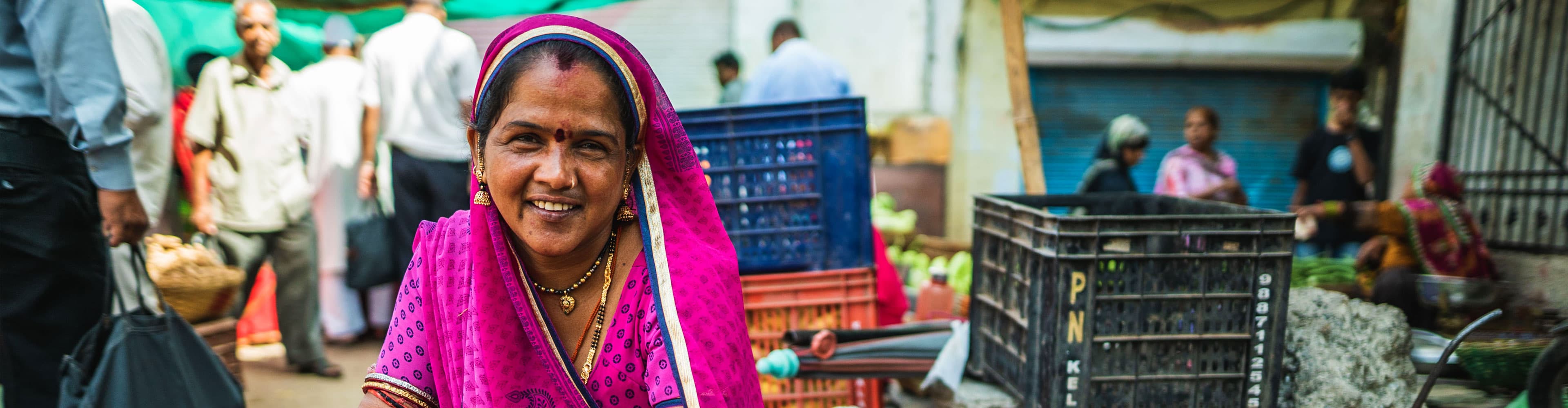India, Udaipur, Woman