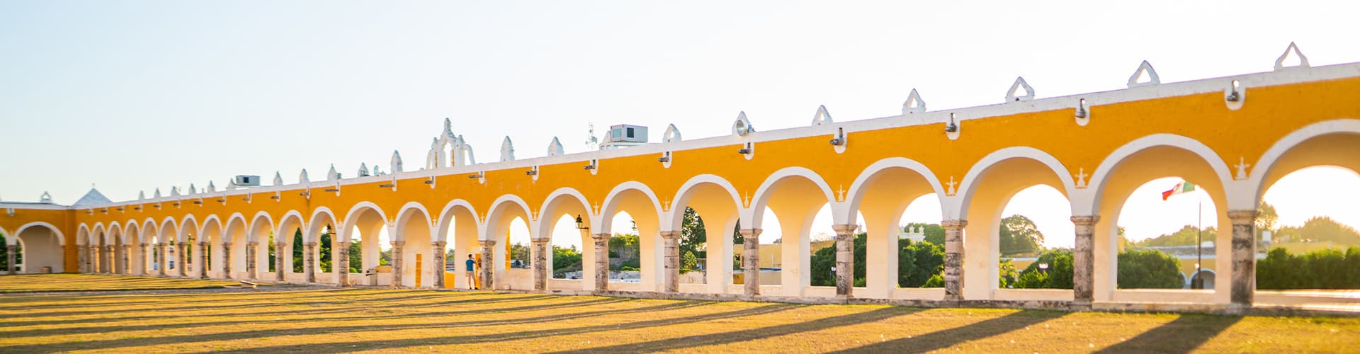 Yellow buildings of Izamal, Mexico