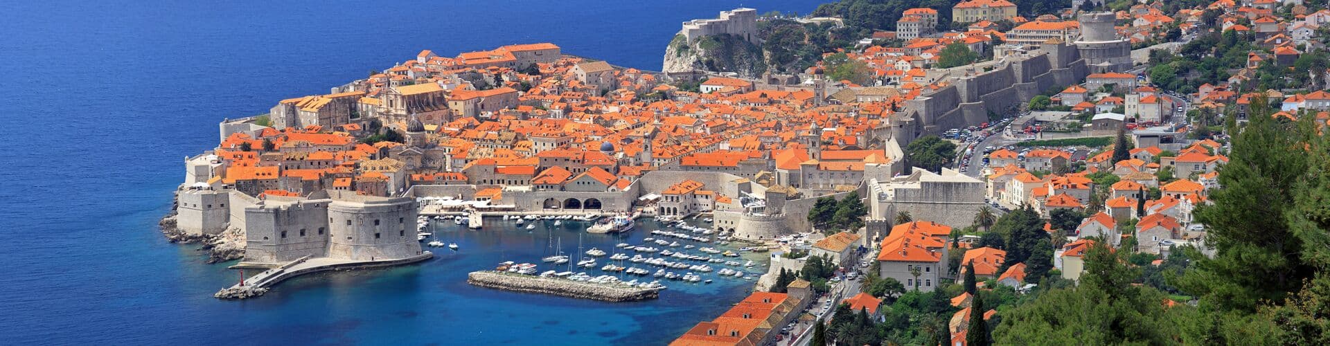 Dubrovnik old town panorama