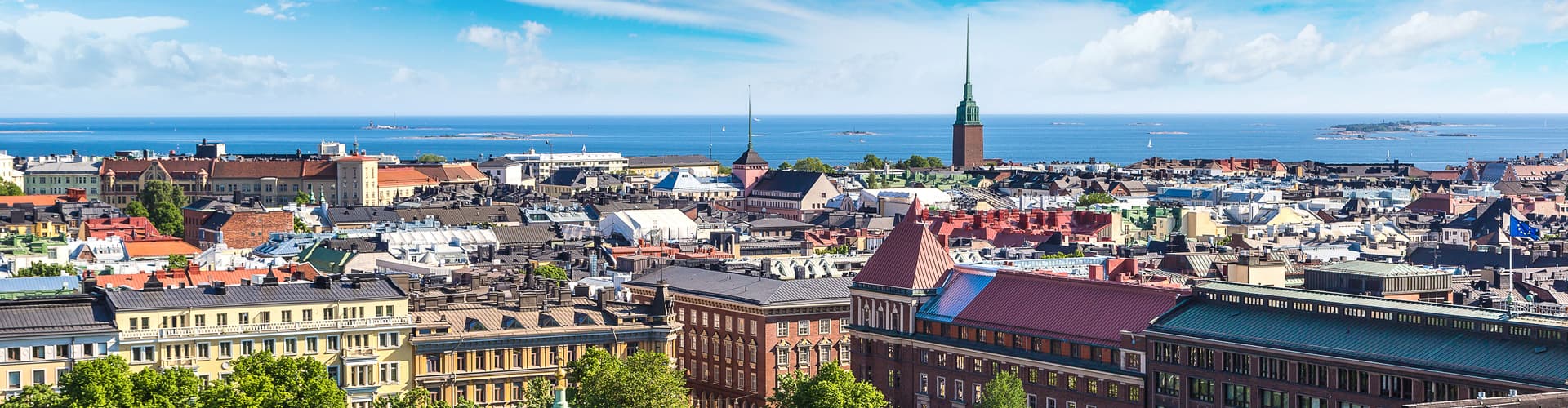 Intrepid Travel finland helsinki skyline banner