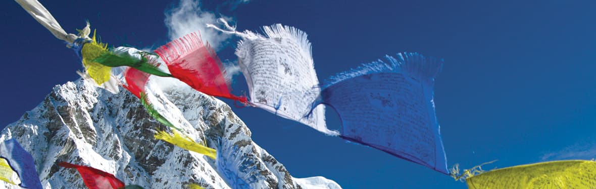 Nepalese prayer flags