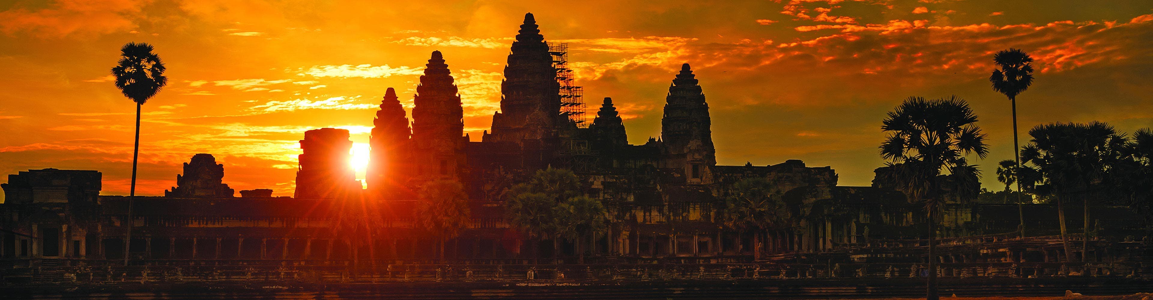 Cambodia Angkor wat sunset