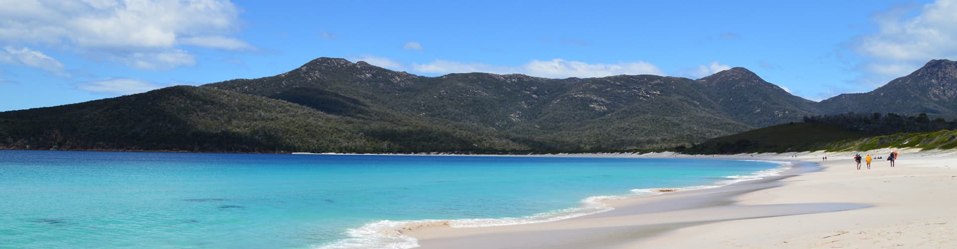 Hiking the Wineglass Bay coast, Tasmania, Australia