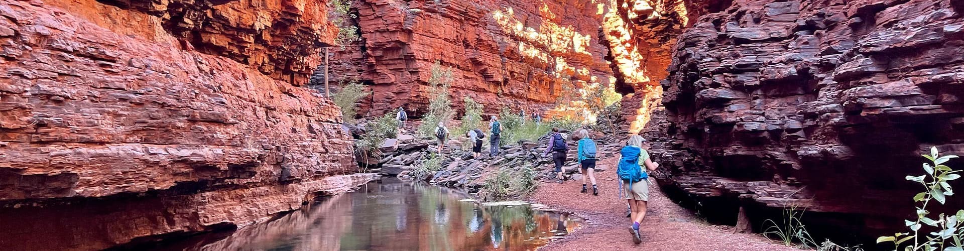Group in Karijini, Western Australia, Australia