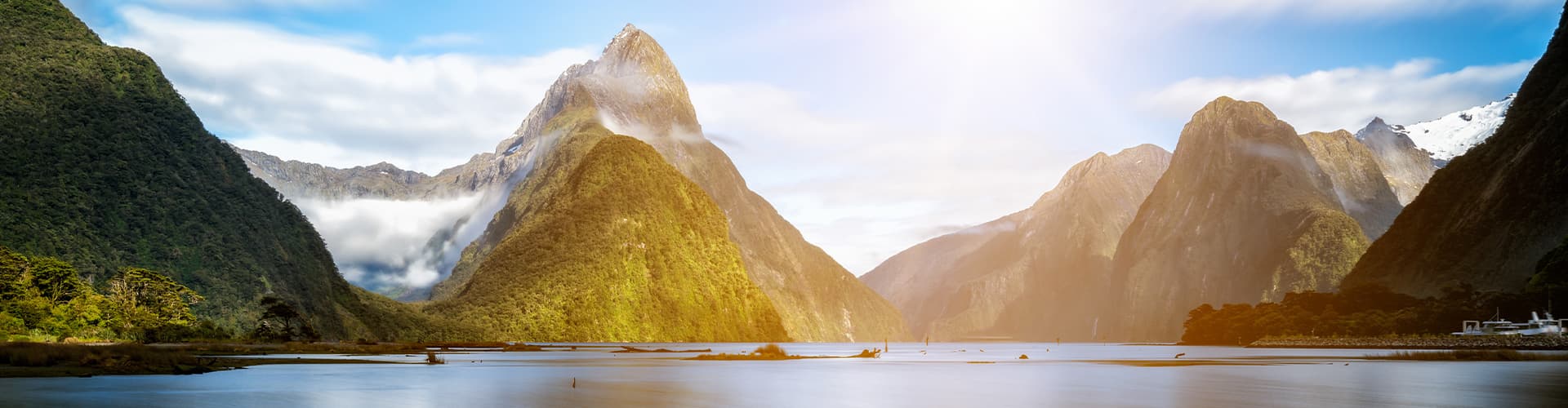 Milford Sound at sunrise, South Island, NZ