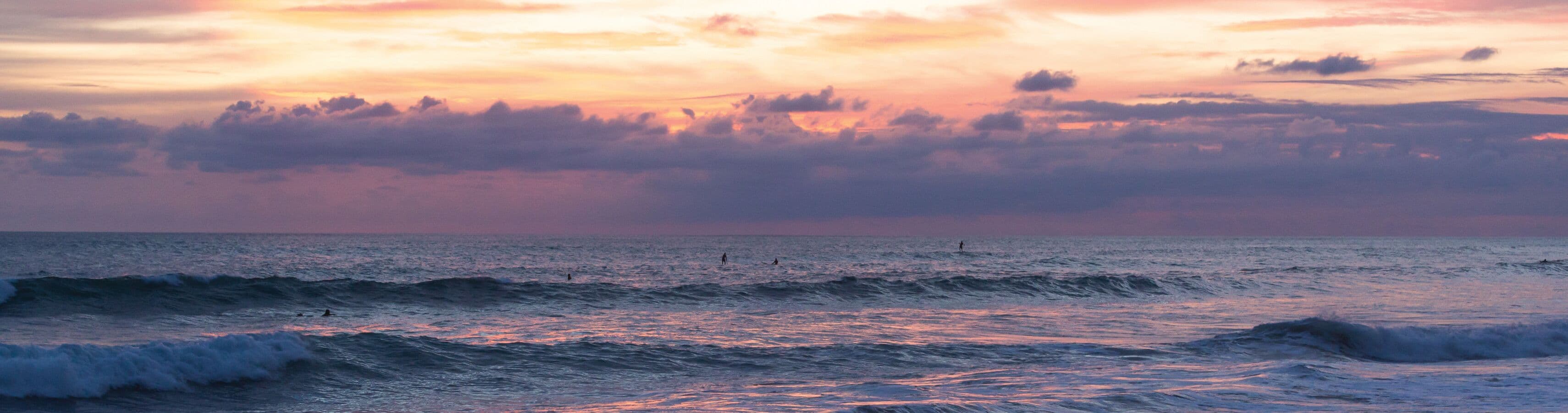 Beach sunset in Costa Rica