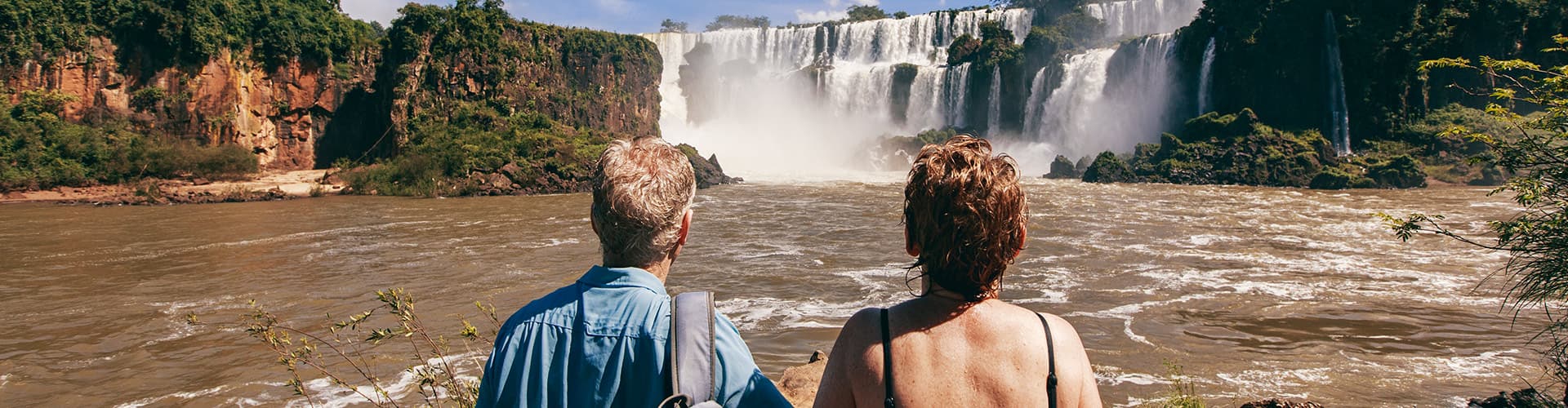 GGPBC - Couple standing in front of Iguazu Falls, Argentina