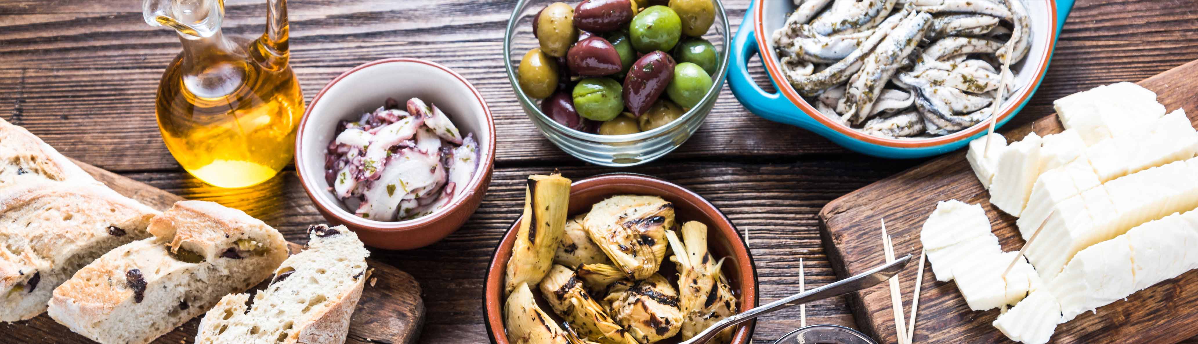 Selection of spanish tapas