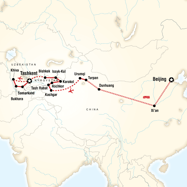 Central Asia on the Silk Road image