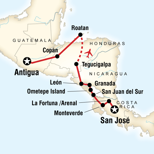 Volcano Adventure – San José to Antigua image