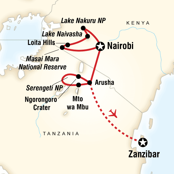 Kenya & Tanzania Overland Adventure image