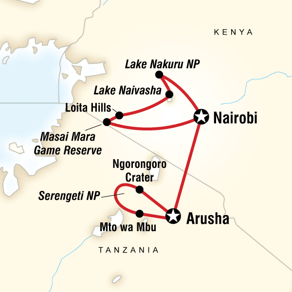 Kenya & Tanzania Overland Express (Nairobi to Arusha) image
