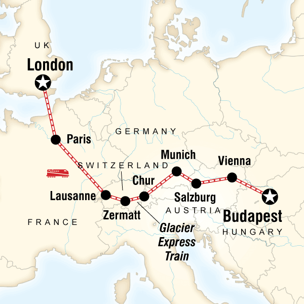 Europe by Rail with the Glacier Express image