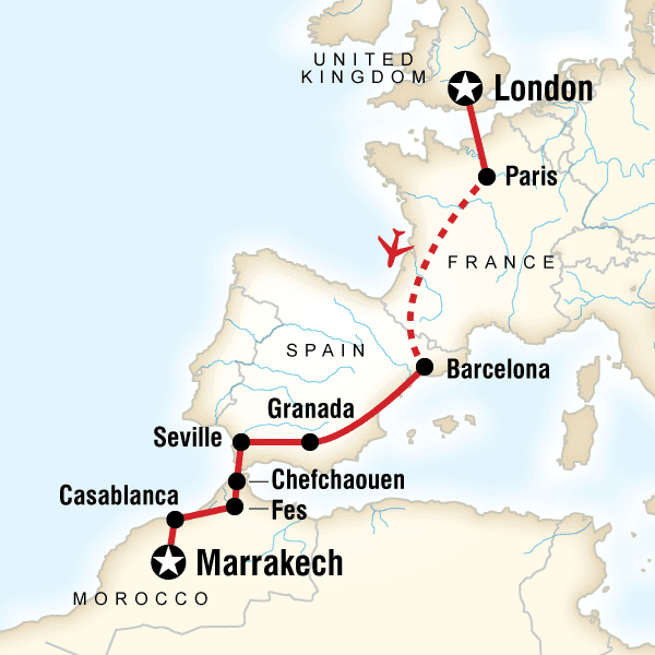 London to Marrakech Express image
