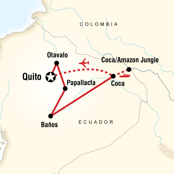 Ecuador Amazon, Hot Springs & Volcanoes image
