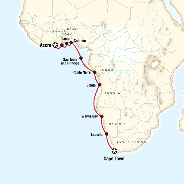 West Africa Cruise - Cape Town to Accra image
