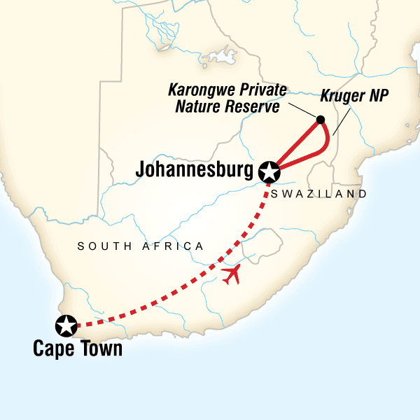 Cape Town & Kruger Encompassed image