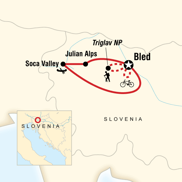 Slovenia Hike, Bike & Raft image