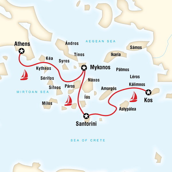 Sailing Greece - Athens to Kos image