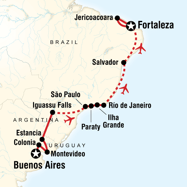 Buenos Aires to Rio & Northern Brazil image