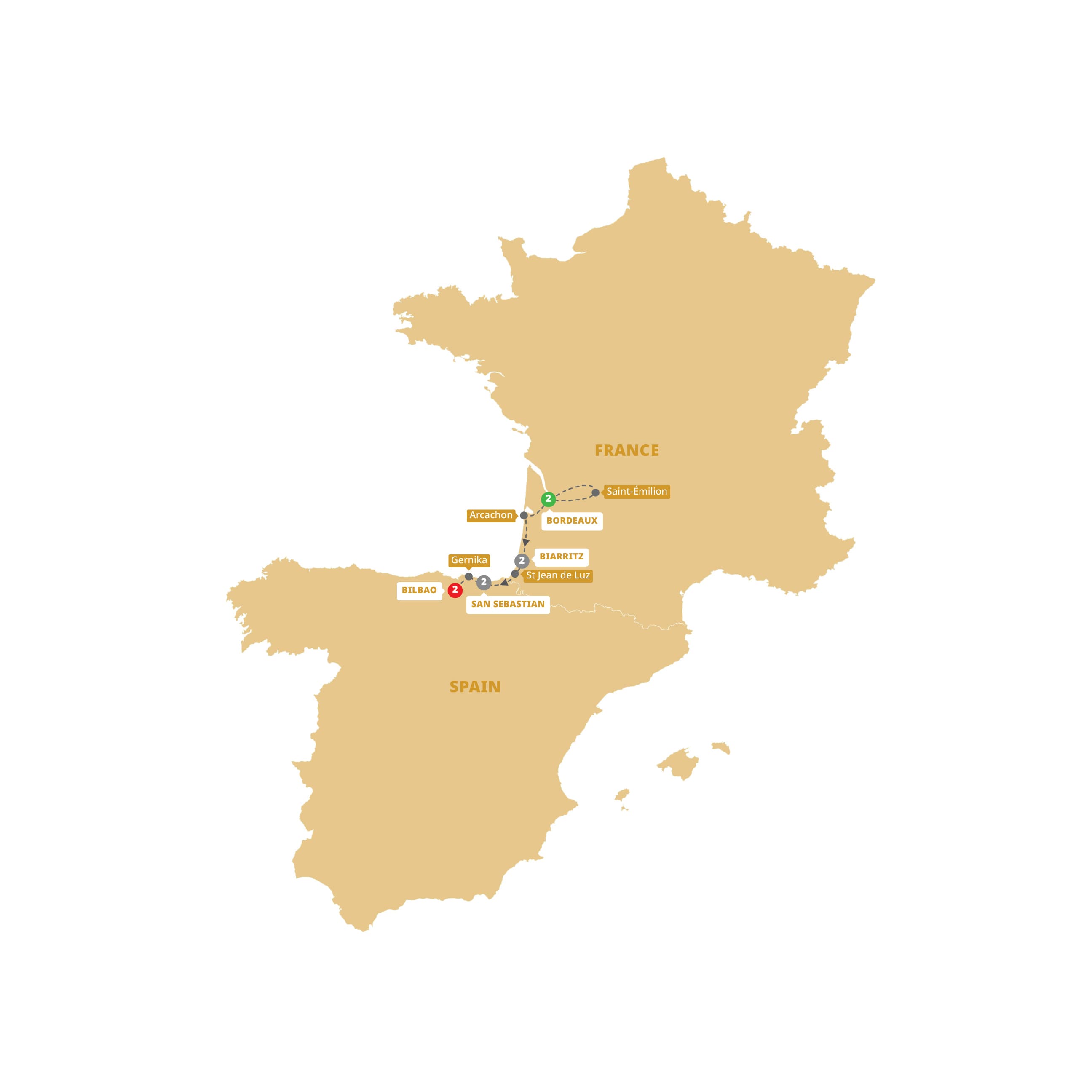 San Sebastian and Beyond - Small Group