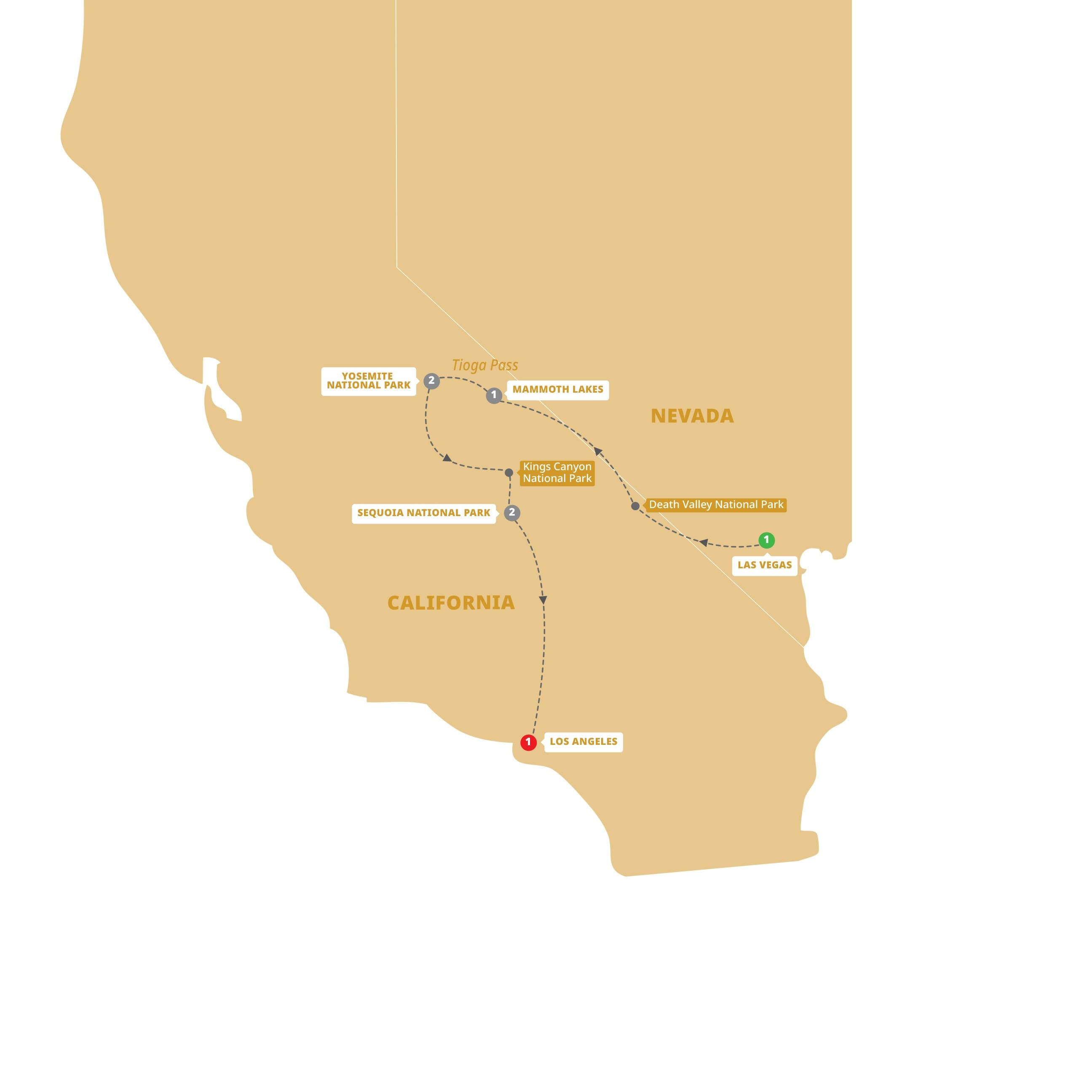 California's Great National Parks
