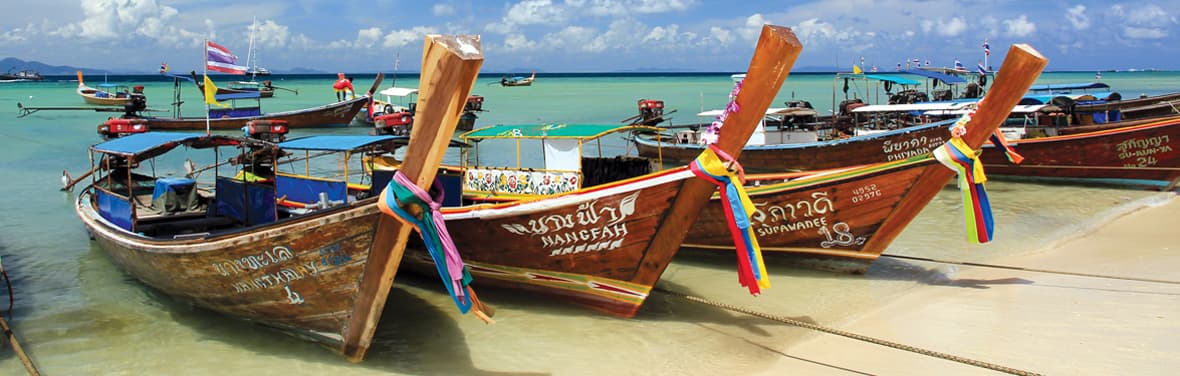 Longtail boats, Thailand