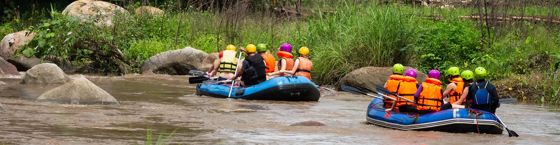 Rafting Mae Taeng River, Chiang Mai, Thailand