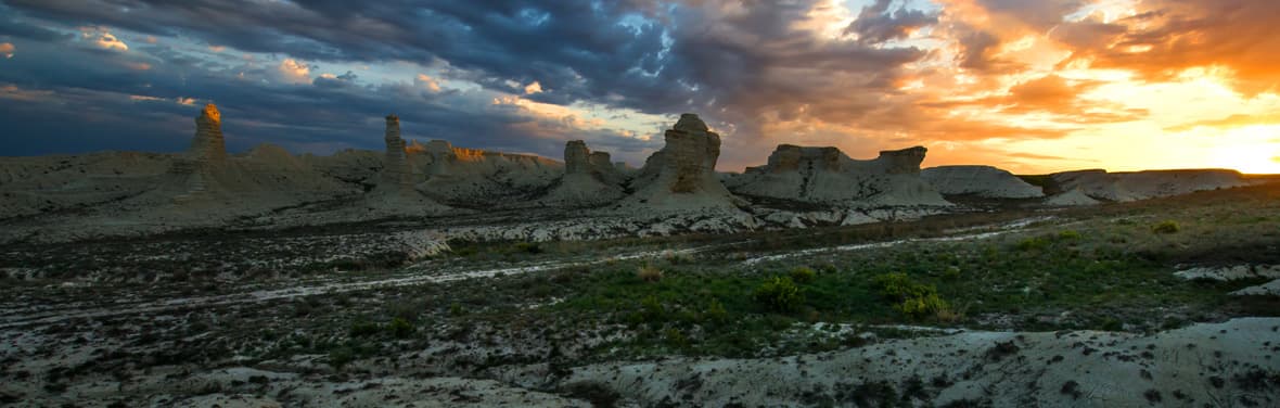 Kazakhstan desert sky sunset desert